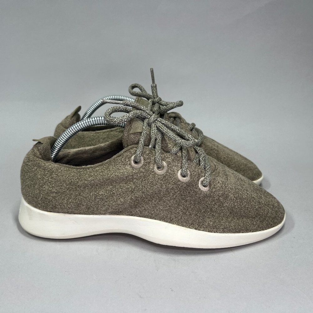 Allbirds Wool Runners Shoes Men's Size 9 Olive Green Athletic Running Sneakers‎